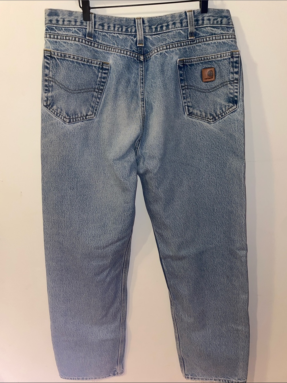 Carhartt Men's Light Wash Straight Jeans Size 40x32 - Picture 4 of 16